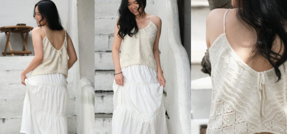 Flowerhouse Camisole топ-майка спицами