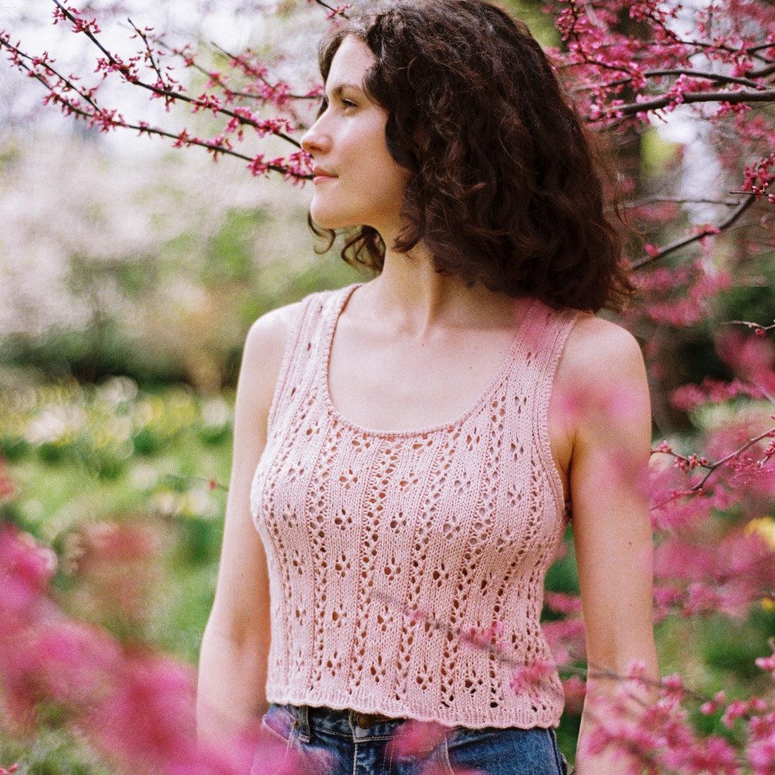 Petite Pointelle Tank — ажурный топ спицами