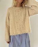 Clover Sweater спицами — свитер с ажурным узором «клевер»