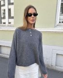 Henley свитер