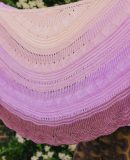 легкая текстурная шаль в стиле Westknits