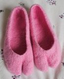 Tabi Ballerina Slippers спицами — вязаные и валяные тапочки с отдельным пальцем