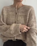 Фактурный кардиган Maude Cardigan спицами сверху вниз