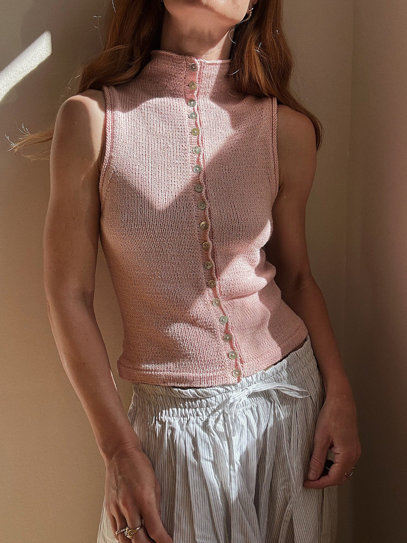 Безрукавка Vest No. 11 спицами