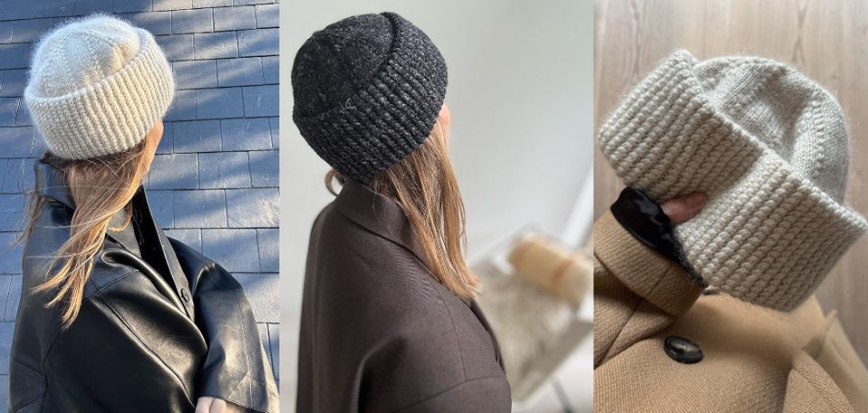 Вязаная Flow Loop Beanie шапка спицами