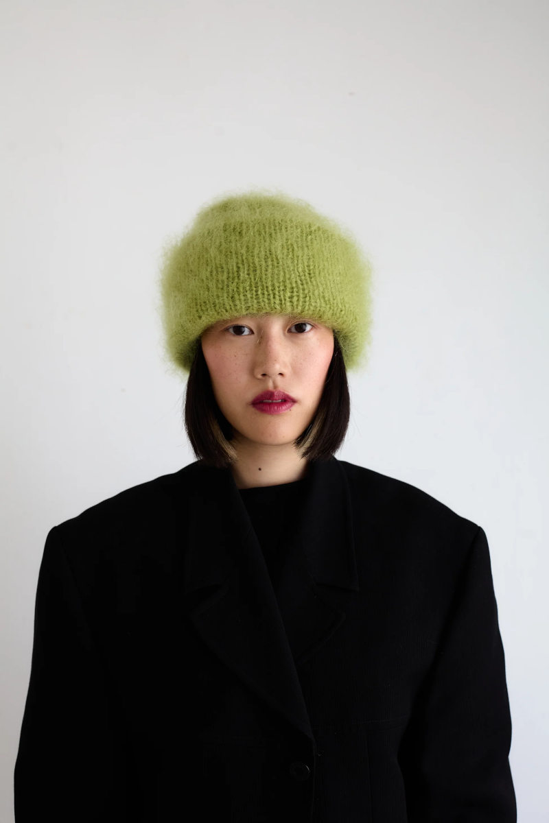 Шапка Fat Fur Hat спицами